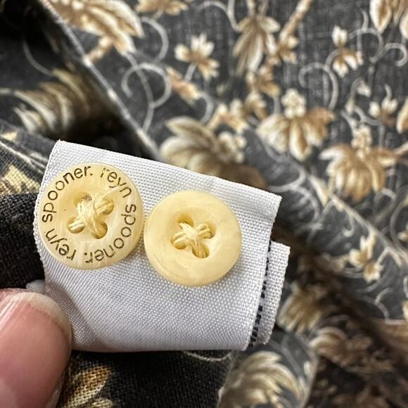 Reyn Spooner Vintage Men's Hawaiian Shirt Reverse Print Short Sleeve Button Up - Picture 8 of 12